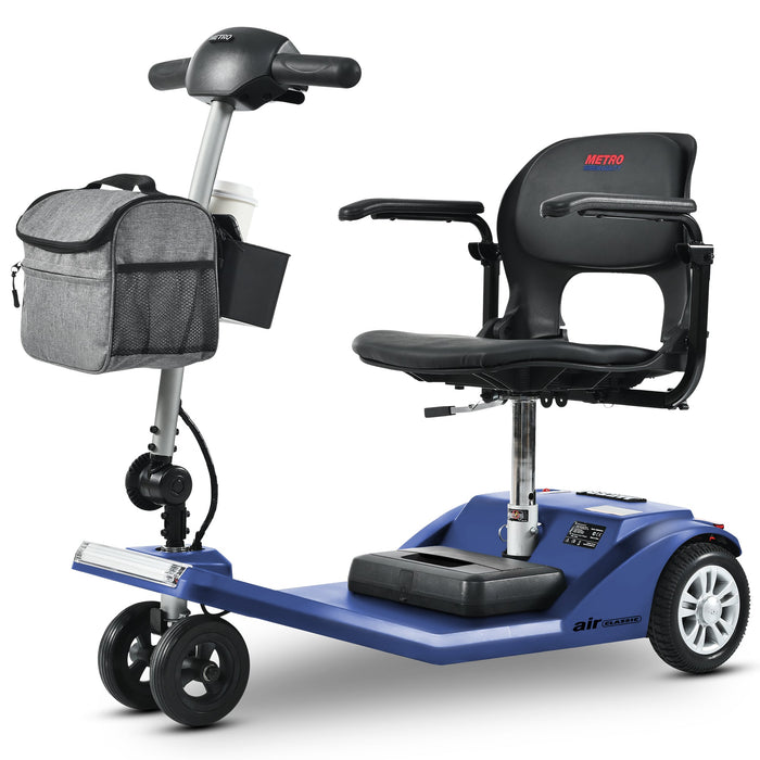 Metro Mobility Air Classic 3-Wheel Mobility Scooter | 300lb Capacity | Airline Approved | 18 Mile Range