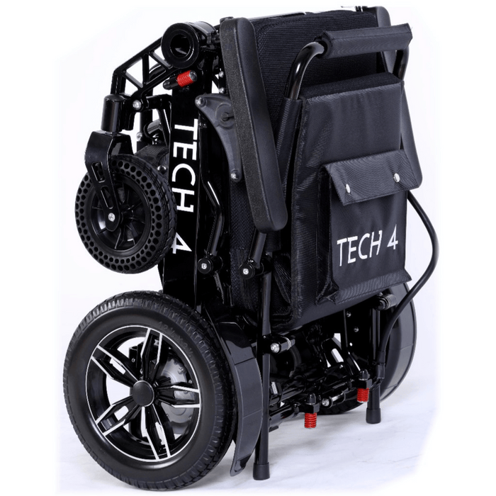 Tech 4 Foldable Remote Control Electric Wheelchair | 330 lb Capacity | 9.5 Mile Range | 18.5" Wide Seat