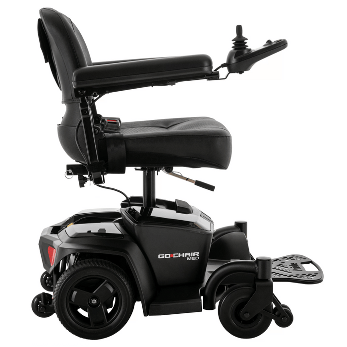 Pride Go Chair MED Travel Power Wheelchair | 300lb Capacity | 9.41 Mile Range | 3.7 MPH Speed