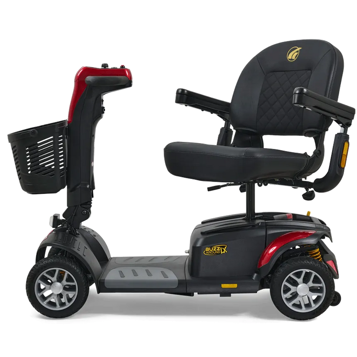 Golden GB149 Buzzaround LX 4-Wheel Travel Scooter | 375lb Capacity | 18 Mile Range | 5 MPH Speed