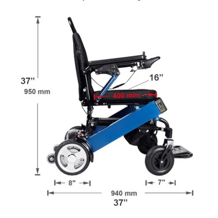 Phoenix Foldable Lightweight Power Electric Wheelchair