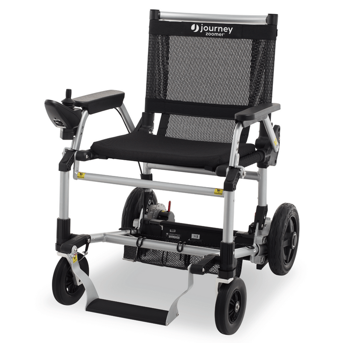 Journey Zoomer Folding Portable Power Chair | 275lb Capacity | 8 Mile Range | 3.7 MPH Speed