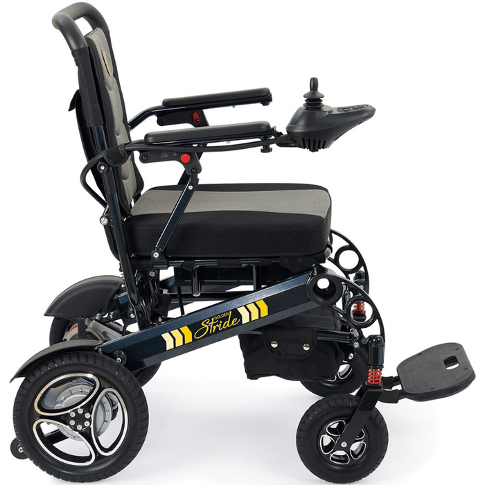 Golden Technologies Stride GP301 Portable Power Chair | 300lbs | 9.3 Miles Range | 3.7 MPH | Airline Approved