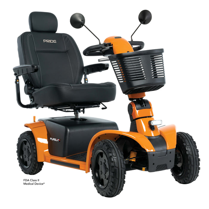 Pride Pursuit 2 Heavy-Duty 4-Wheel Mobility Scooter | 40 Mile Range | 9.3 MPH Speed | 400lb Capacity