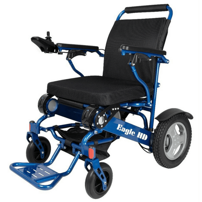 Eagle HD Bariatric Portable Electric Wheelchair | 400 lb Weight Capacity | Airline Approved