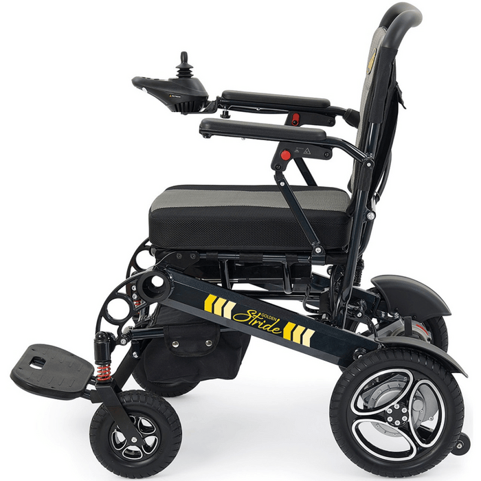 Golden Technologies Stride GP301 Portable Power Chair | 300lbs | 9.3 Miles Range | 3.7 MPH | Airline Approved