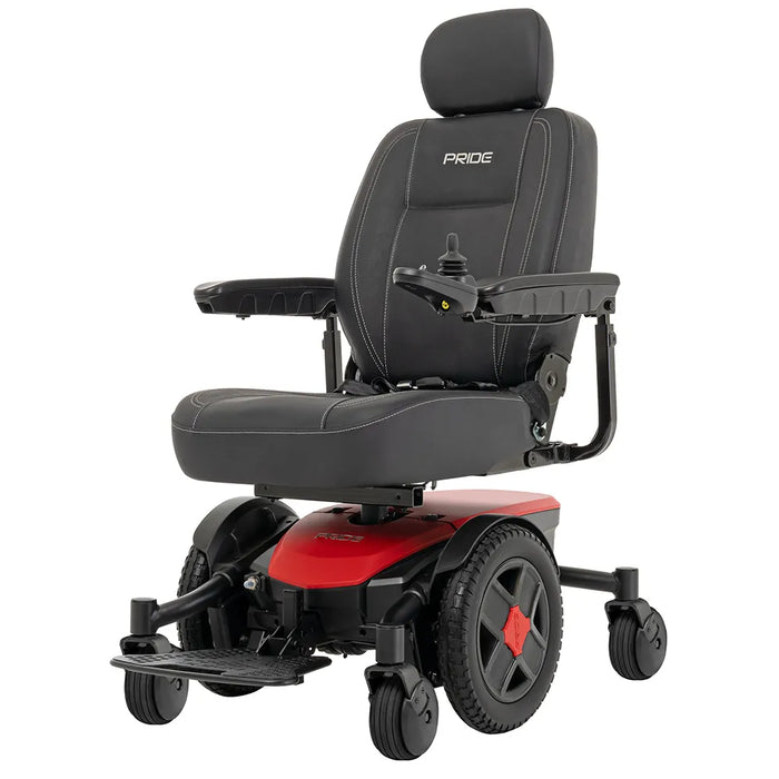 Pride Jazzy EVO 613 Mid-Wheel Power Wheelchair | 300lb Capacity | 21 Mile Range | 20” Wide Seat