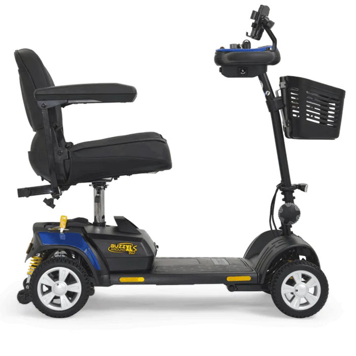 Golden Technologies Buzzaround XLS-HD 4-Wheel Mobility Scooter | 325lb Capacity | 9 Mile Range | 4 MPH Speed