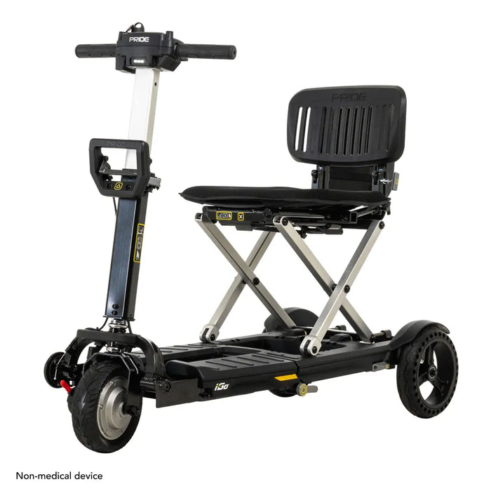 Pride i-Go 3-Wheel Folding / Portable Mobility Scooter | 9 Mile Range | 275lb Capacity | 4 MPH Speed