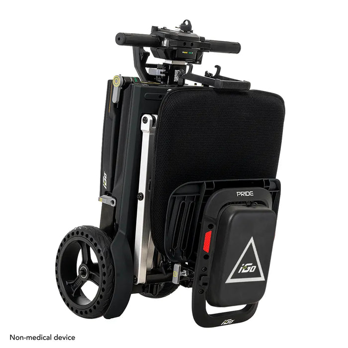 Pride i-Go 3-Wheel Folding / Portable Mobility Scooter | 9 Mile Range | 275lb Capacity | 4 MPH Speed