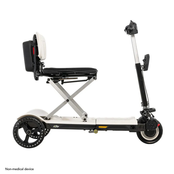 Pride i-Go 3-Wheel Folding / Portable Mobility Scooter | 9 Mile Range | 275lb Capacity | 4 MPH Speed