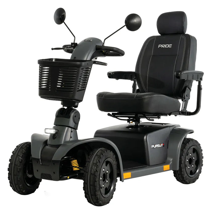 Pride Pursuit 2 Heavy-Duty 4-Wheel Mobility Scooter | 40 Mile Range | 9.3 MPH Speed | 400lb Capacity