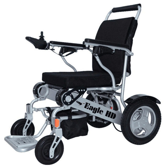 Eagle HD Bariatric Portable Electric Wheelchair | 400 lb Weight Capacity | Airline Approved