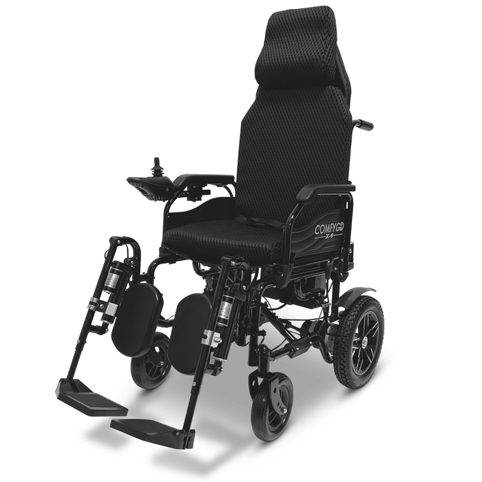 ComfyGo X9 Remote Control Electric Wheelchair | 310lb Capacity | 19 Mile Range | 4 MPH Speed