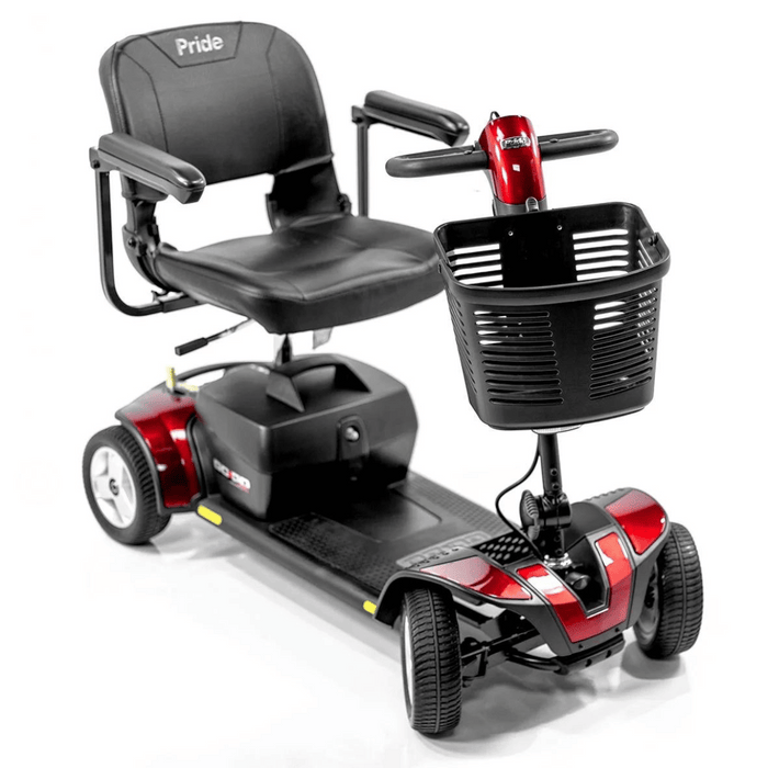 Pride Go-Go Sport 4-Wheel Travel Scooter | 325lb Capacity | 12 Mile Range | 4.7 MPH Speed