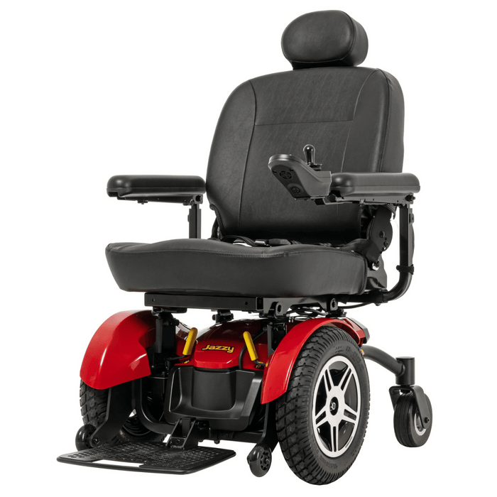 Pride Jazzy Elite HD Front Wheel Drive Heavy-Duty Power Wheelchair | 450 lb Capacity | 14.4 Mile Range | 22” Wide Seat