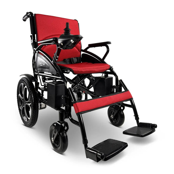 ComfyGo 6011 Foldable Electric Wheelchair | 265 lb Capacity | 13 Mile Range | 18" Wide Seat