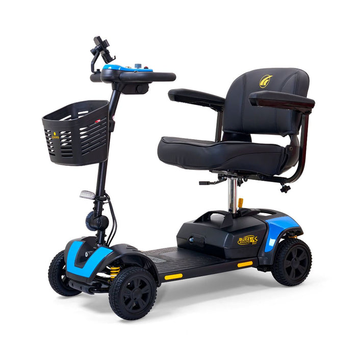 Golden Technologies Buzzaround XLS-HD 4-Wheel Mobility Scooter | 325lb Capacity | 9 Mile Range | 4 MPH Speed