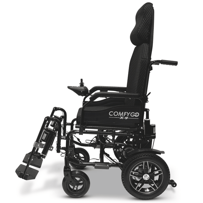 ComfyGo X9 Remote Control Electric Wheelchair with Elevating Leg Rests