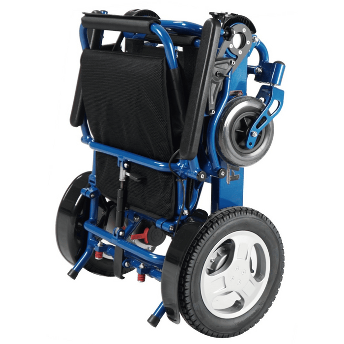 Falcon HD Foldable Electric Wheelchair w/ Reclining Backrest | 400 lb Capacity | 22 Mile Range | 19" Wide Seat