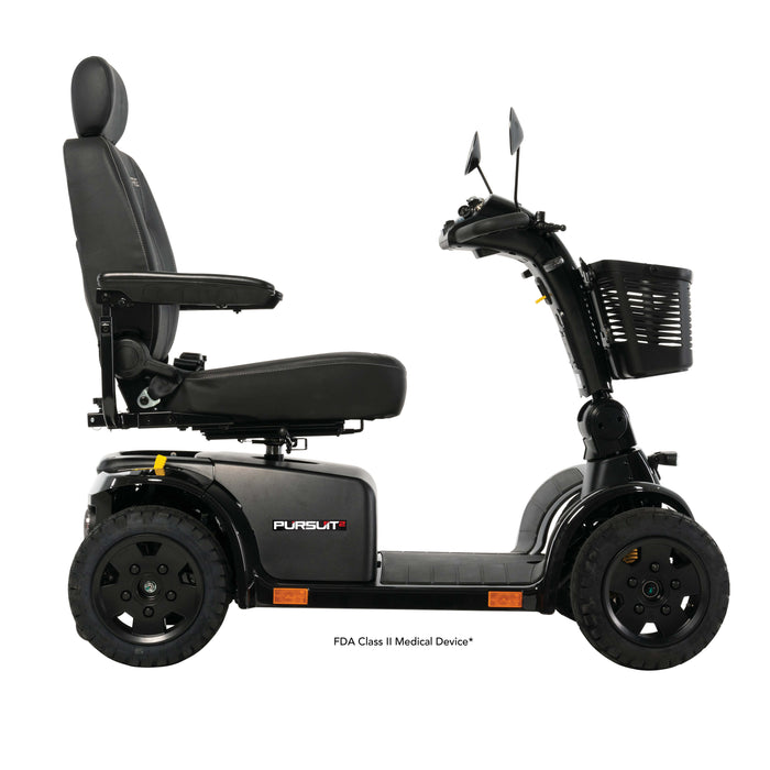 Pride Pursuit 2 Heavy-Duty 4-Wheel Mobility Scooter | 40 Mile Range | 9.3 MPH Speed | 400lb Capacity