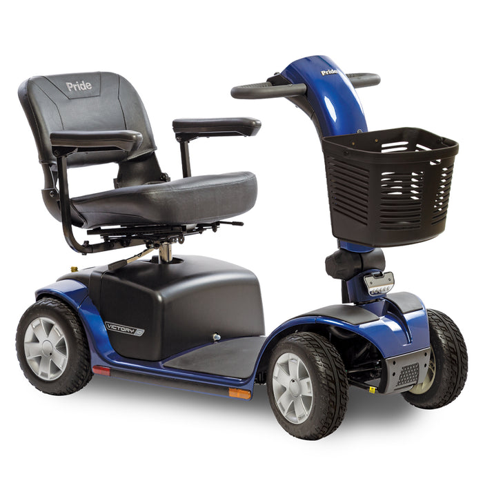 Pride Victory 10 4-Wheel Heavy Duty Mobility Scooter | 400lb Capacity | 15.5 Mile Range | 5.3 MPH Speed