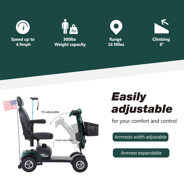 Metro Mobility Max Plus 4-Wheel Mobility Scooter