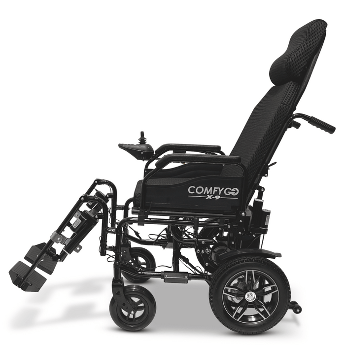 ComfyGo X9 Remote Control Electric Wheelchair with Elevating Leg Rests