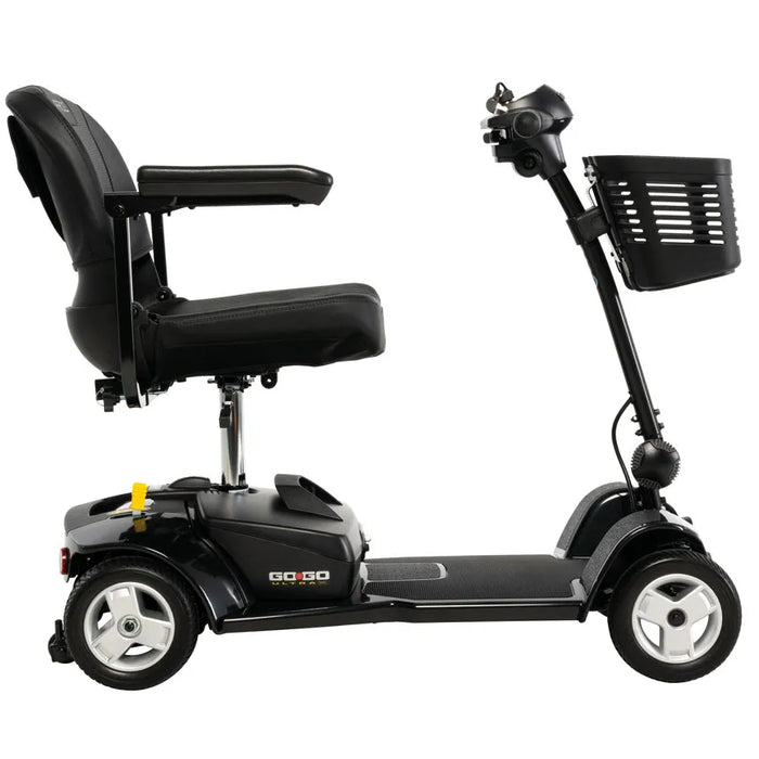 Pride Go-Go Ultra X 4-Wheel Travel Mobility Scooter | 300lb Capacity | Up to 8.9 Mile Range