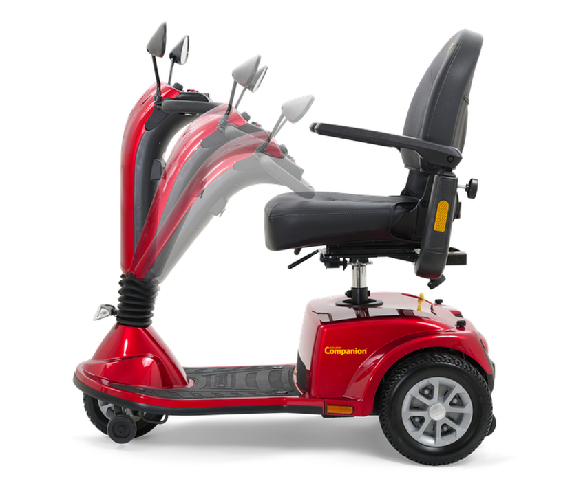 Golden Technologies GC540 Companion HD Full-Size 3-Wheel Mobility Scooter | 400lb Capacity | 12 Mile Range | 5 MPH Speed