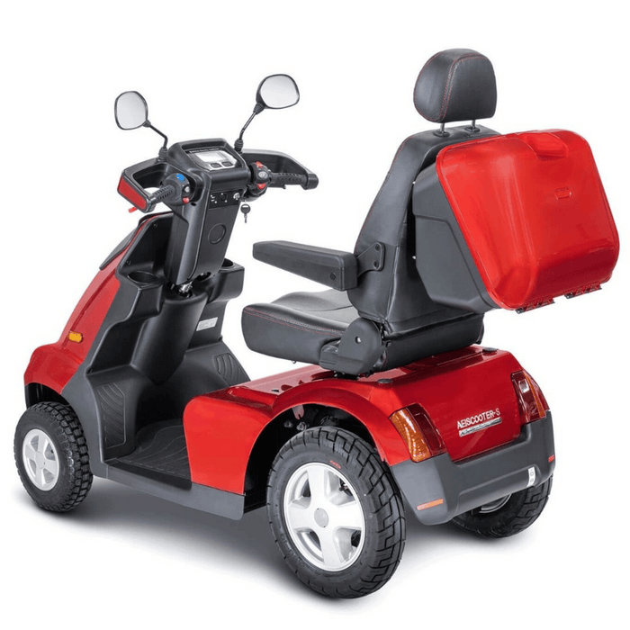 AFIKIM Afiscooter S4 Single Seat 4-Wheel Mobility Scooter | Up to 36-38 Miles | 9.3 MPH Speed | 500 lbs Capacity