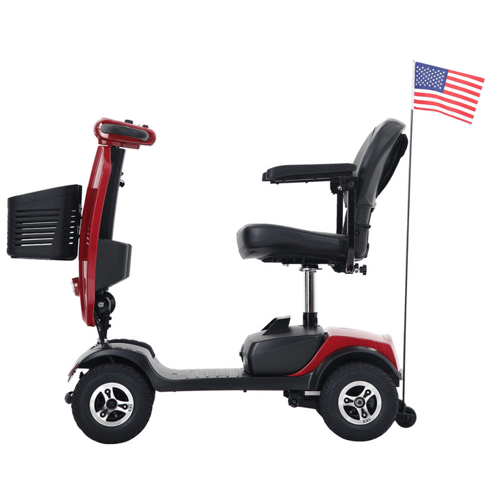 Metro Mobility Patriot 4-Wheel Mobility Scooter | 300lb Capacity | 10 Mile Range | 4.97 MPH | Rear Suspension