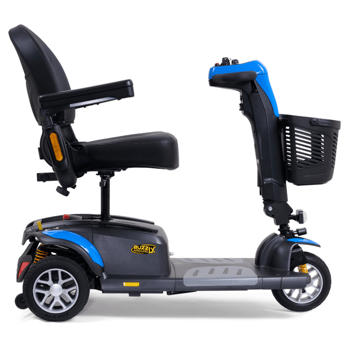 Golden GB119 Buzzaround LX 3-Wheel Travel Scooter | 375lb Capacity | 18 Mile Range | 5 MPH Speed