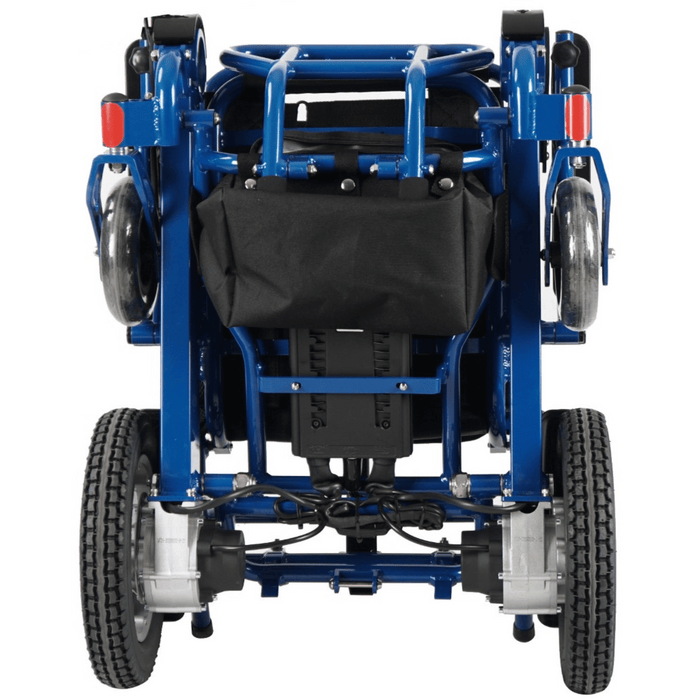 Falcon HD Foldable Electric Wheelchair w/ Reclining Backrest | 400 lb Capacity | 22 Mile Range | 19" Wide Seat