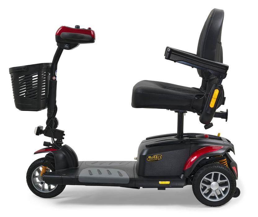 Golden Technologies GB118 Buzzaround EX 3-Wheel Mobility Scooter | 4 MPH Speed | 300lb Capacity | 10 Mile Range