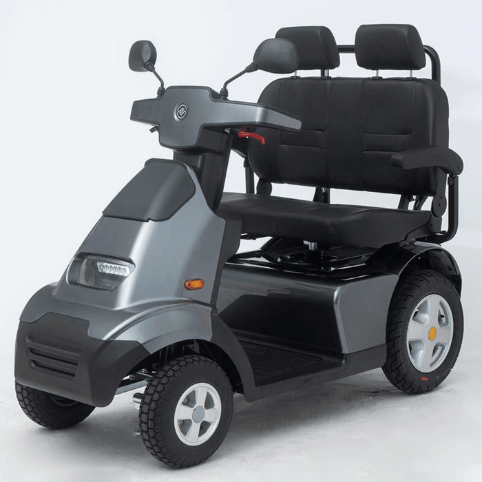 AFIKIM Afiscooter S4 Dual Seat 4-Wheel Mobility Scooter | Up to 36-38 Miles | 9.3 MPH Speed | 500 lbs Capacity