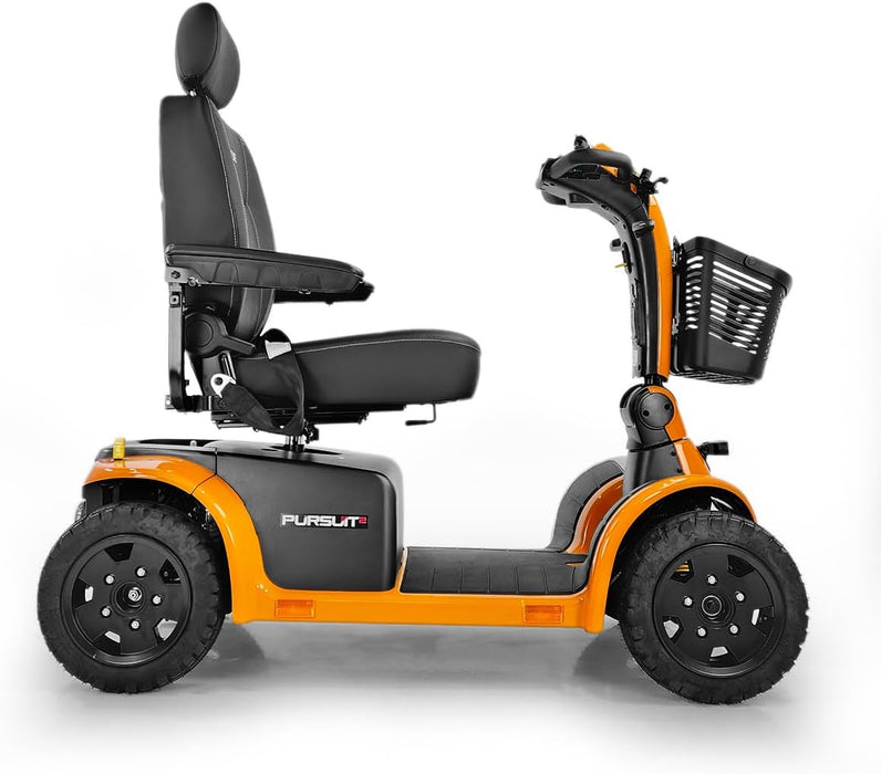 Pride Pursuit 2 Heavy-Duty 4-Wheel Mobility Scooter | 40 Mile Range | 9.3 MPH Speed | 400lb Capacity