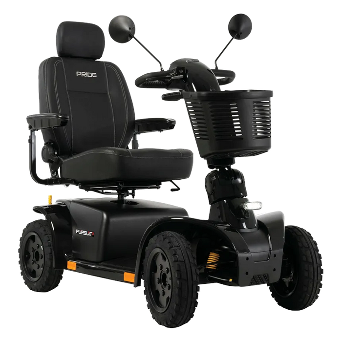 Pride Pursuit 2 Heavy-Duty 4-Wheel Mobility Scooter | 40 Mile Range | 9.3 MPH Speed | 400lb Capacity