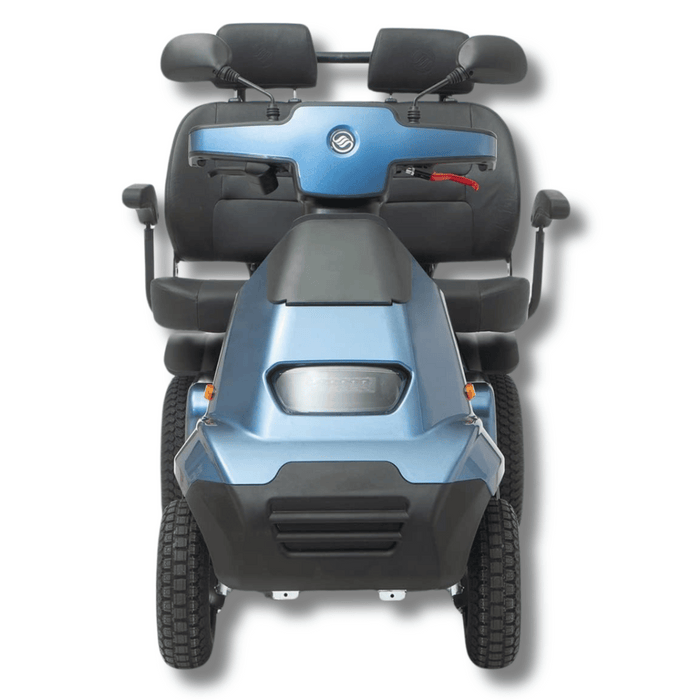 AFIKIM Afiscooter S4 Dual Seat 4-Wheel Mobility Scooter | Up to 36-38 Miles | 9.3 MPH Speed | 500 lbs Capacity