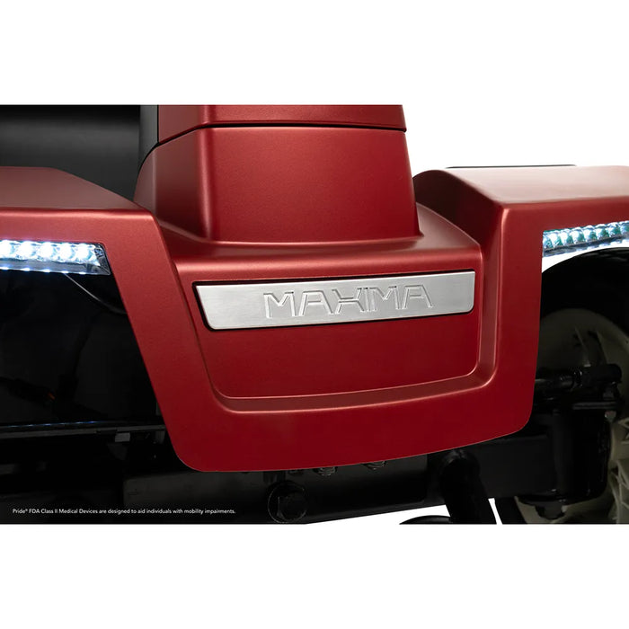 Pride Maxima 4-Wheel Heavy-Duty Mobility Scooter | 500lb Capacity | 19.5 Mile Range | 22” Wide Seat