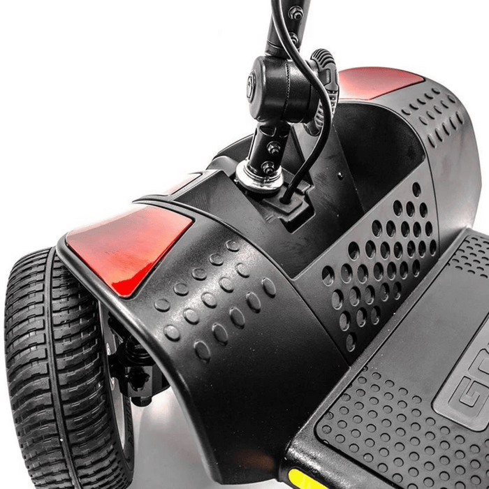 Pride Go-Go Sport 4-Wheel Travel Scooter | 325lb Capacity | 12 Mile Range | 4.7 MPH Speed