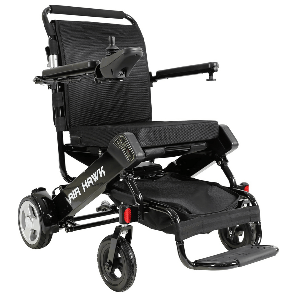 Air Hawk Foldable Electric Wheelchair | 264 lb Capacity | 26