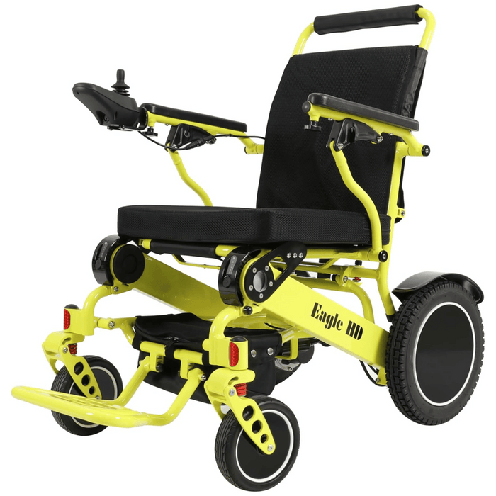 Eagle HD Bariatric Portable Electric Wheelchair | 400 lb Weight Capacity | Airline Approved