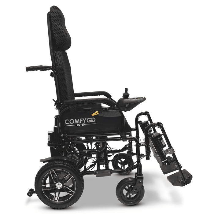 ComfyGo X9 Remote Control Electric Wheelchair | 310lb Capacity | 19 Mile Range | 4 MPH Speed