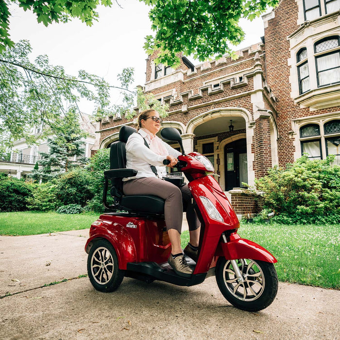 Pride Baja Raptor 2 3-Wheel Mobility Scooter | 14 MPH Top Speed | 31 Mile Range | 400lb Capacity