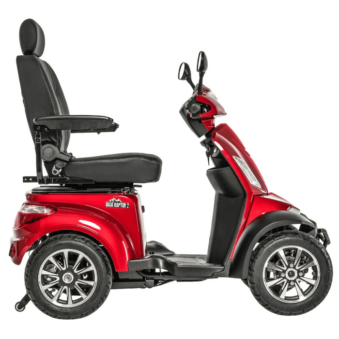 Pride Baja Raptor 2 4-Wheel Mobility Scooter | 13 MPH Top Speed | 21.2 Mile Range | 400lb Capacity