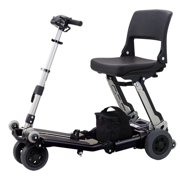 FreeRider Luggie Classic II Travel Mobility Scooter | 320 lb Capacity | 15 Mile Range | 4 MPH Speed