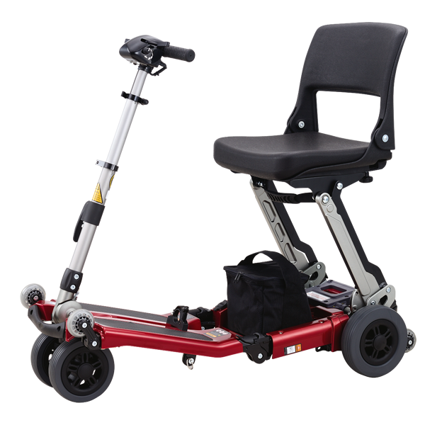 FreeRider Luggie Classic II Travel Mobility Scooter | 320 lb Capacity | 15 Mile Range | 4 MPH Speed