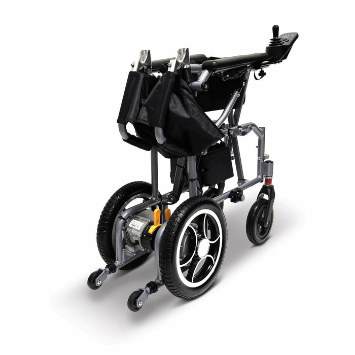 ComfyGO X7 Remote Control Foldable Electric Wheelchair | 265 lb Capacity | 10 Mile Range | 19” Wide Seat