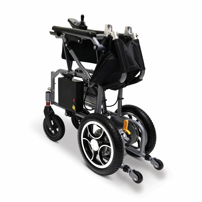 ComfyGO X7 Remote Control Foldable Electric Wheelchair | 265 lb Capacity | 10 Mile Range | 19” Wide Seat